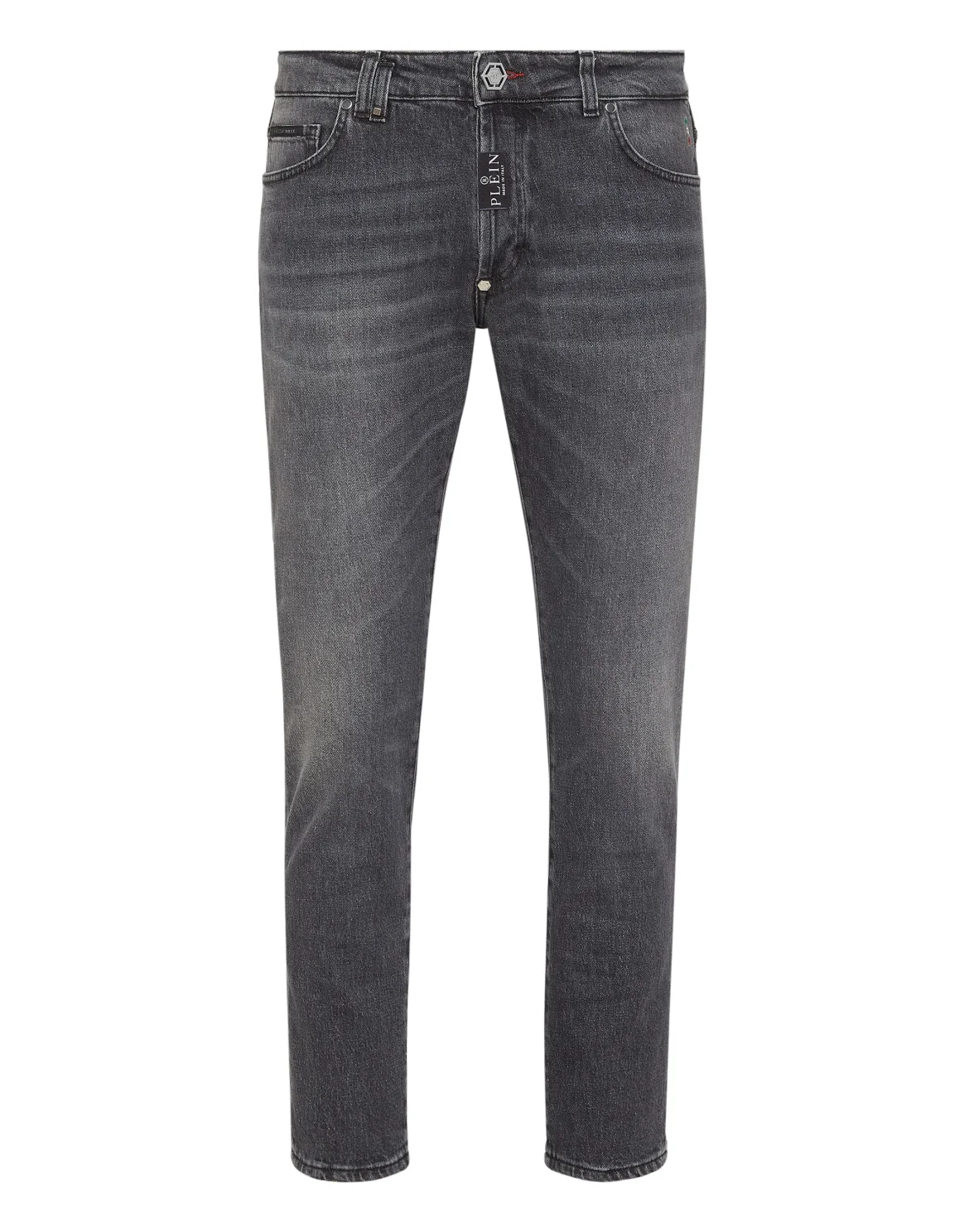 Denim Trousers Skinny Fit, цвет: Серебристый