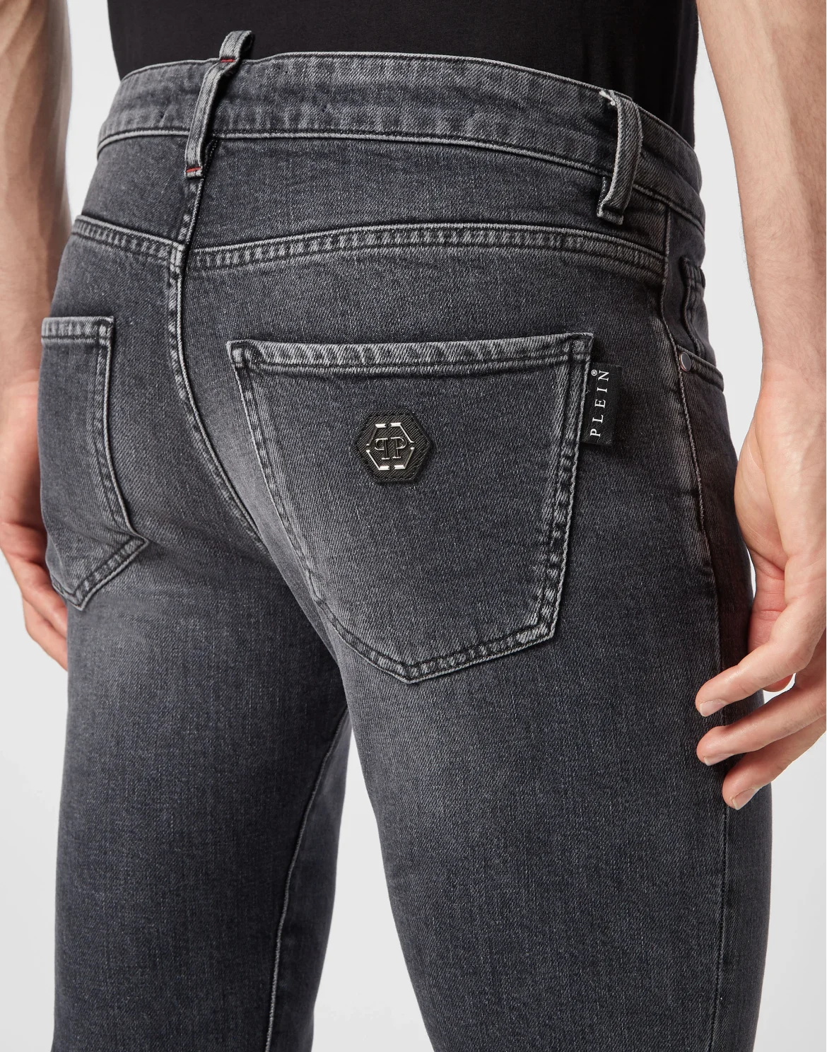 Denim Trousers Super Fit, цвет: Серебристый