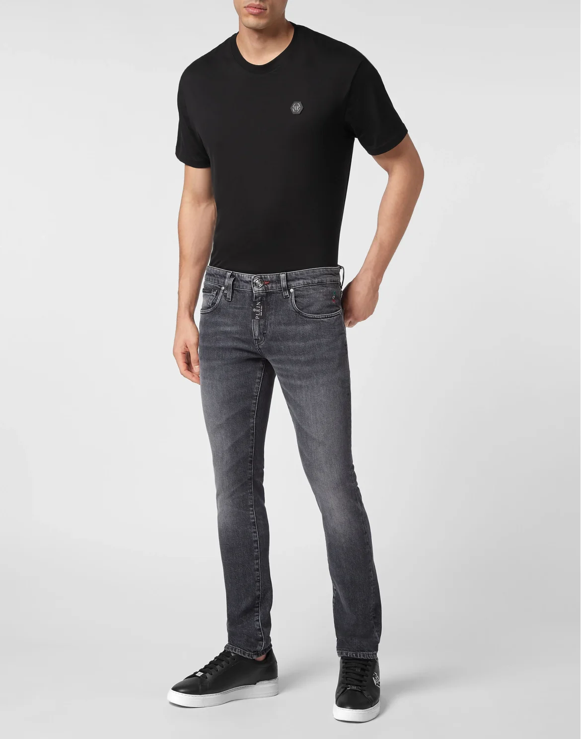 Denim Trousers Super Fit, цвет: Серебристый
