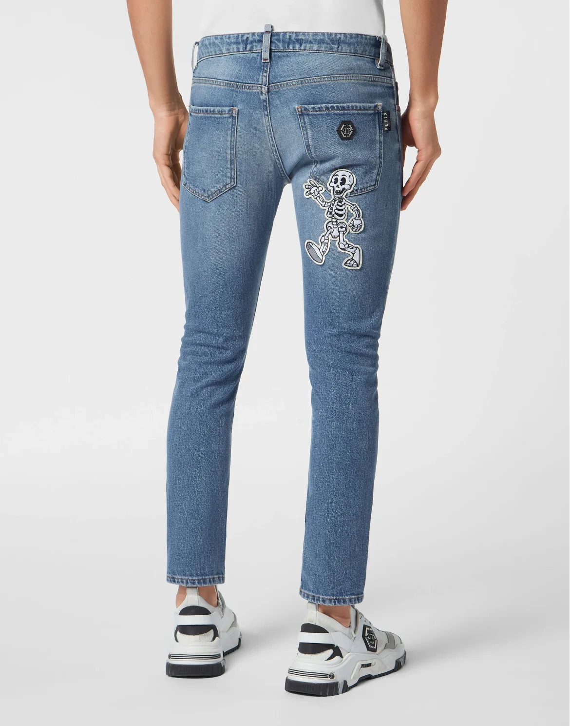 Denim Trousers Skinny Fit, цвет: Синий
