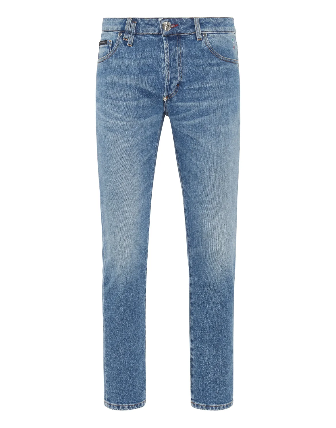 Denim Trousers Skinny Fit, цвет: Синий