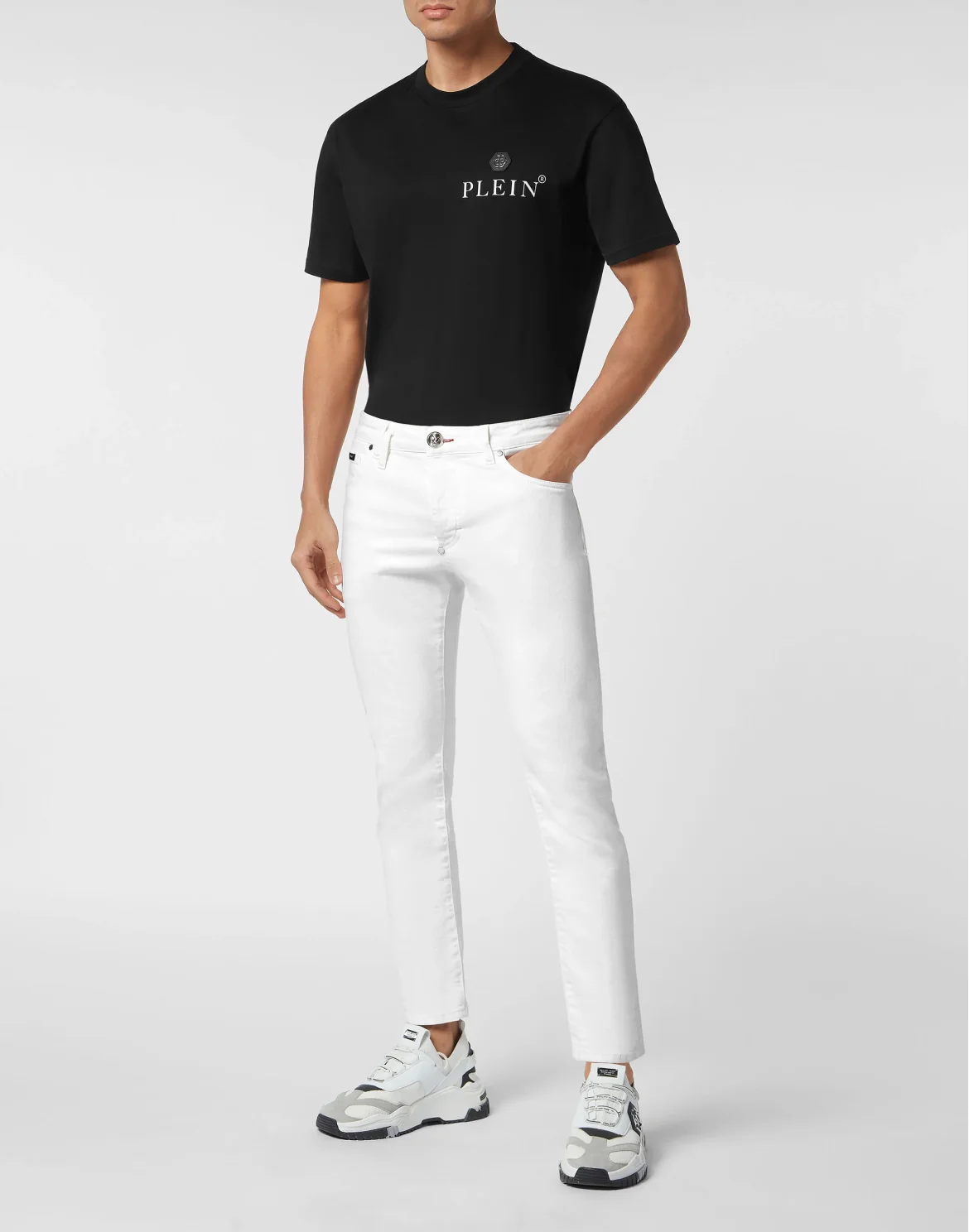 Denim Trousers Skinny Fit, цвет: Белый