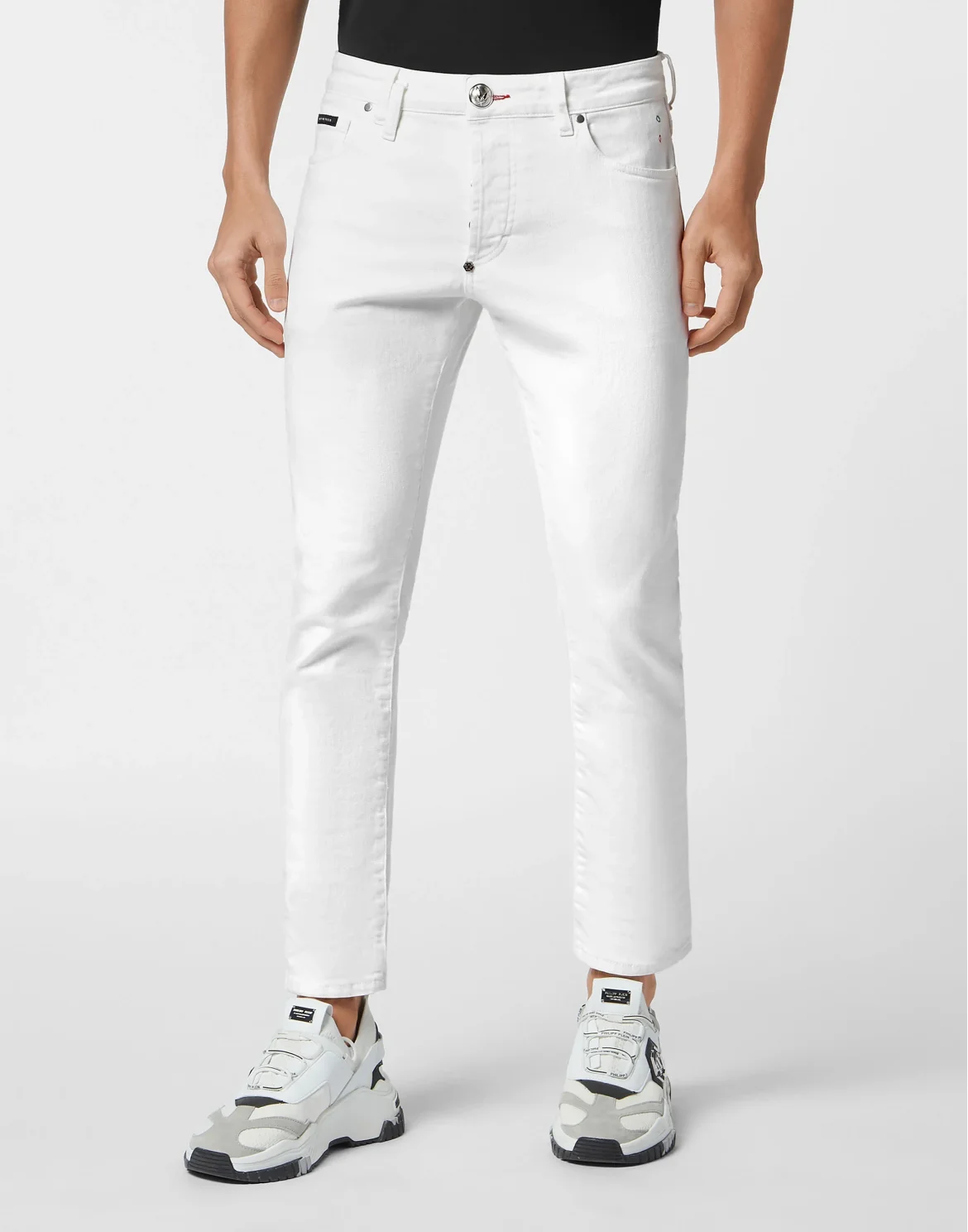 Denim Trousers Skinny Fit, цвет: Белый