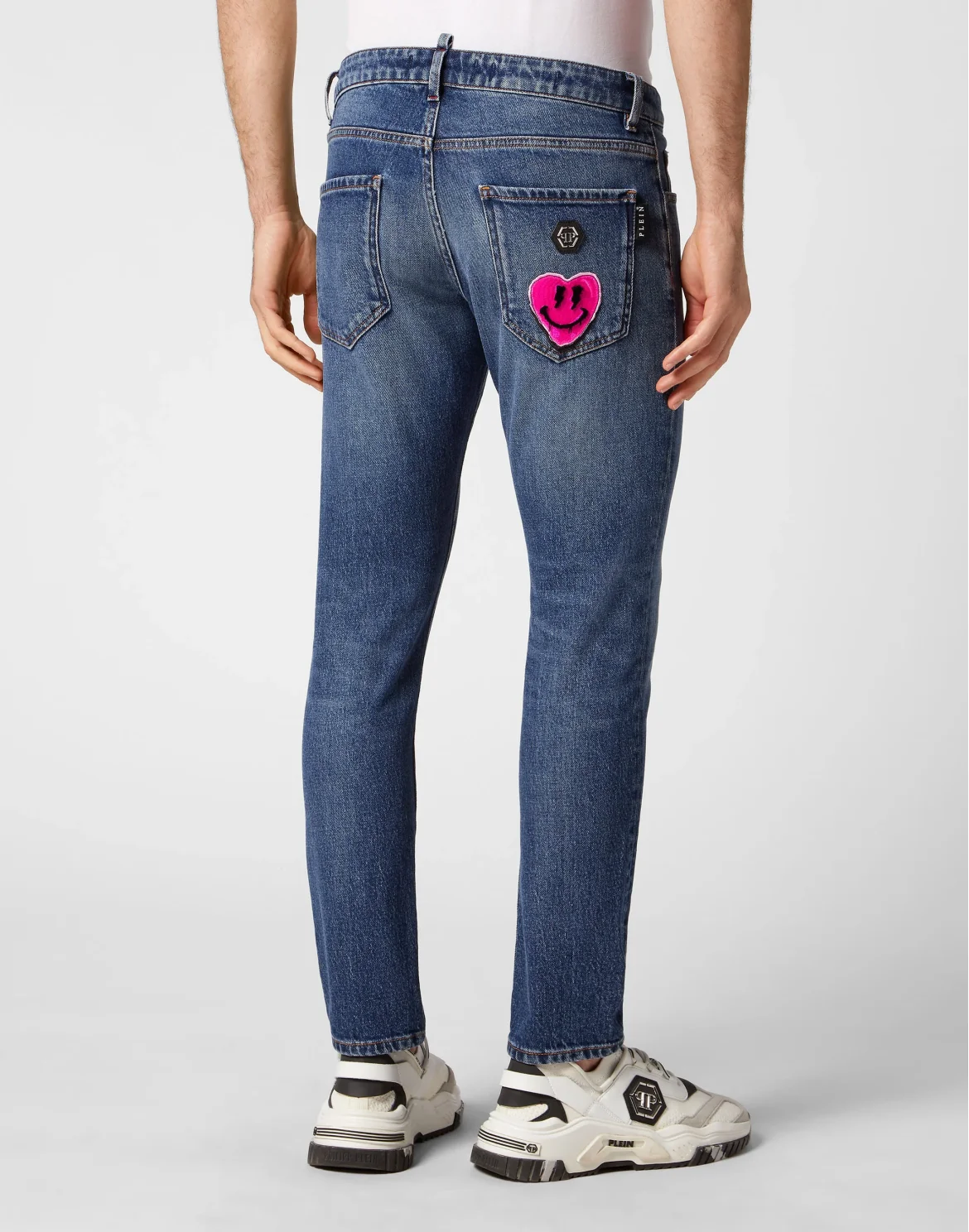 Denim Trousers Skinny Fit, цвет: Синий