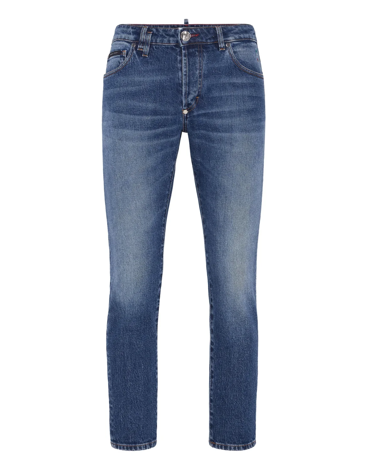 Denim Trousers Skinny Fit, цвет: Синий