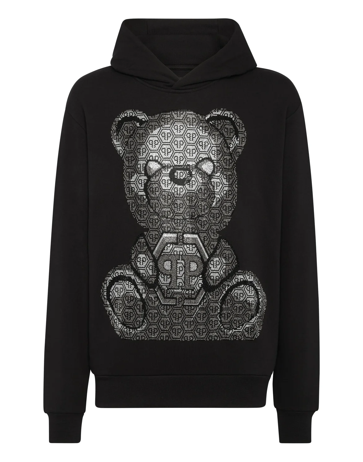 Hoodie sweatshirt 3D Teddy, цвет: Черный