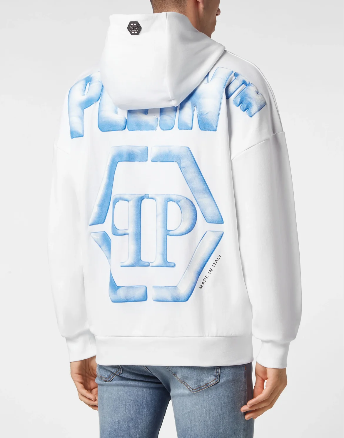 Hoodie Sweatshirt Hexagon, цвет: Белый
