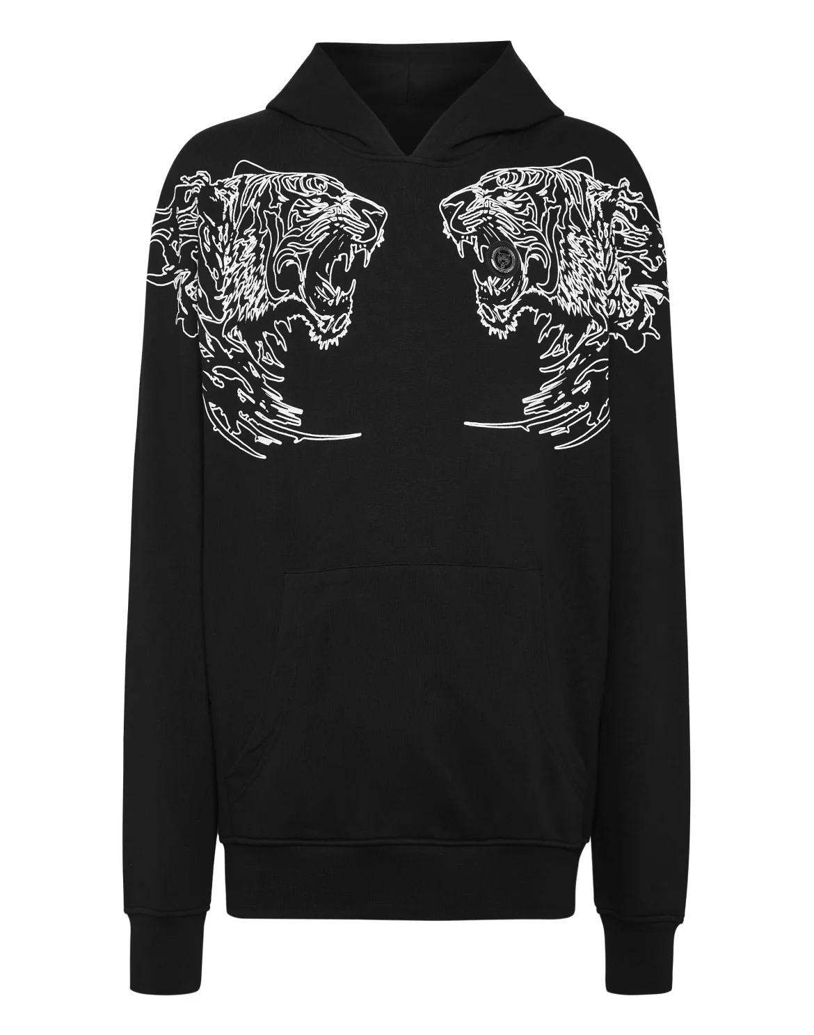 Hoodie Sweatshirt Tiger, цвет: Черный
