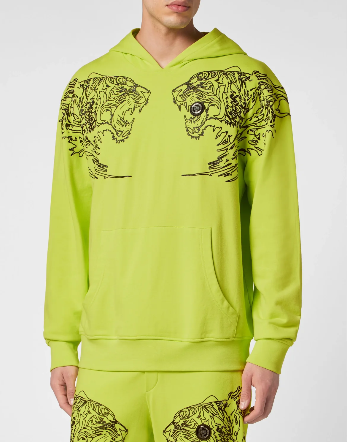 Hoodie Sweatshirt Tiger, цвет: Желтый