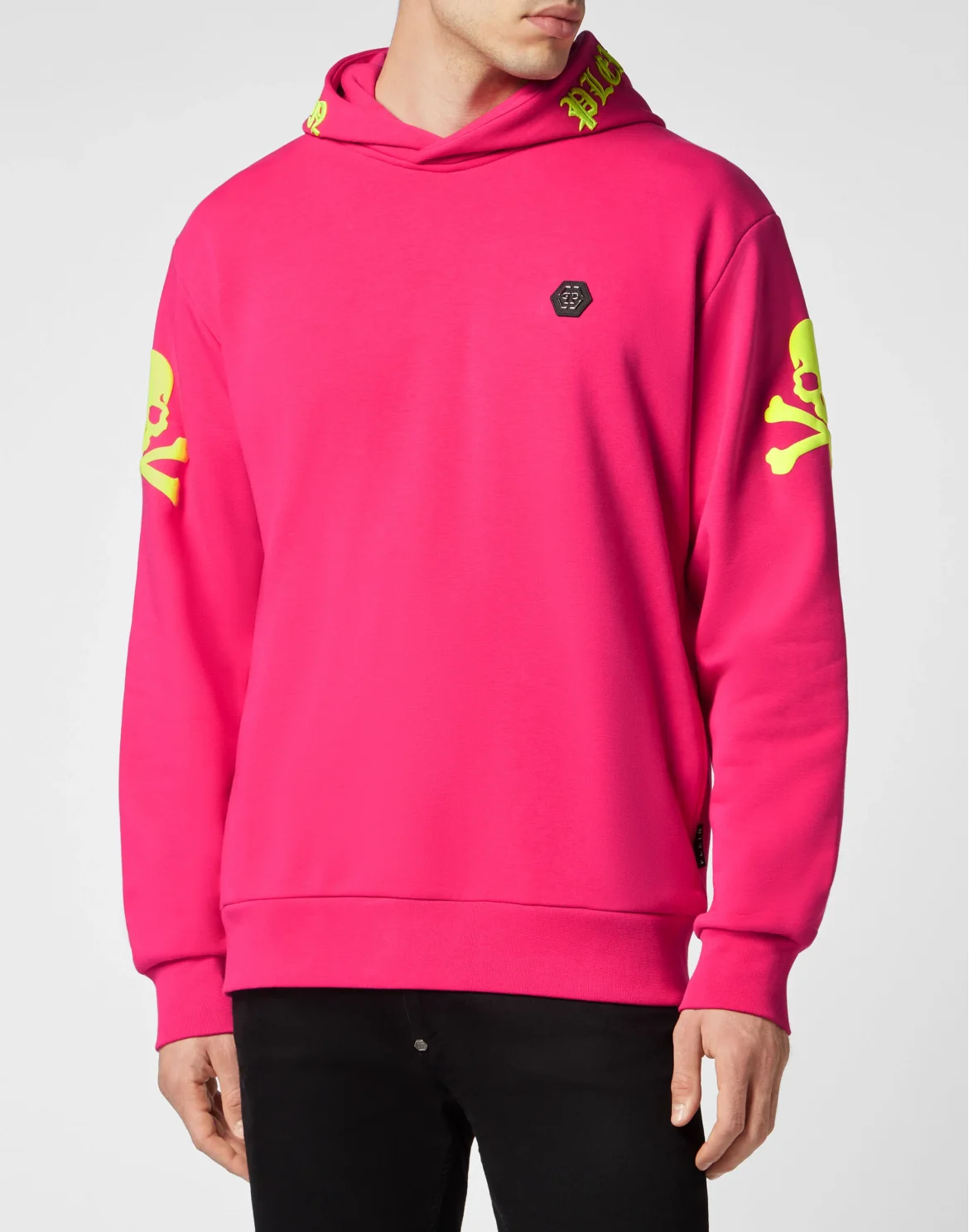 Hoodie Sweatshirt Skull&Bones, цвет: Розовый