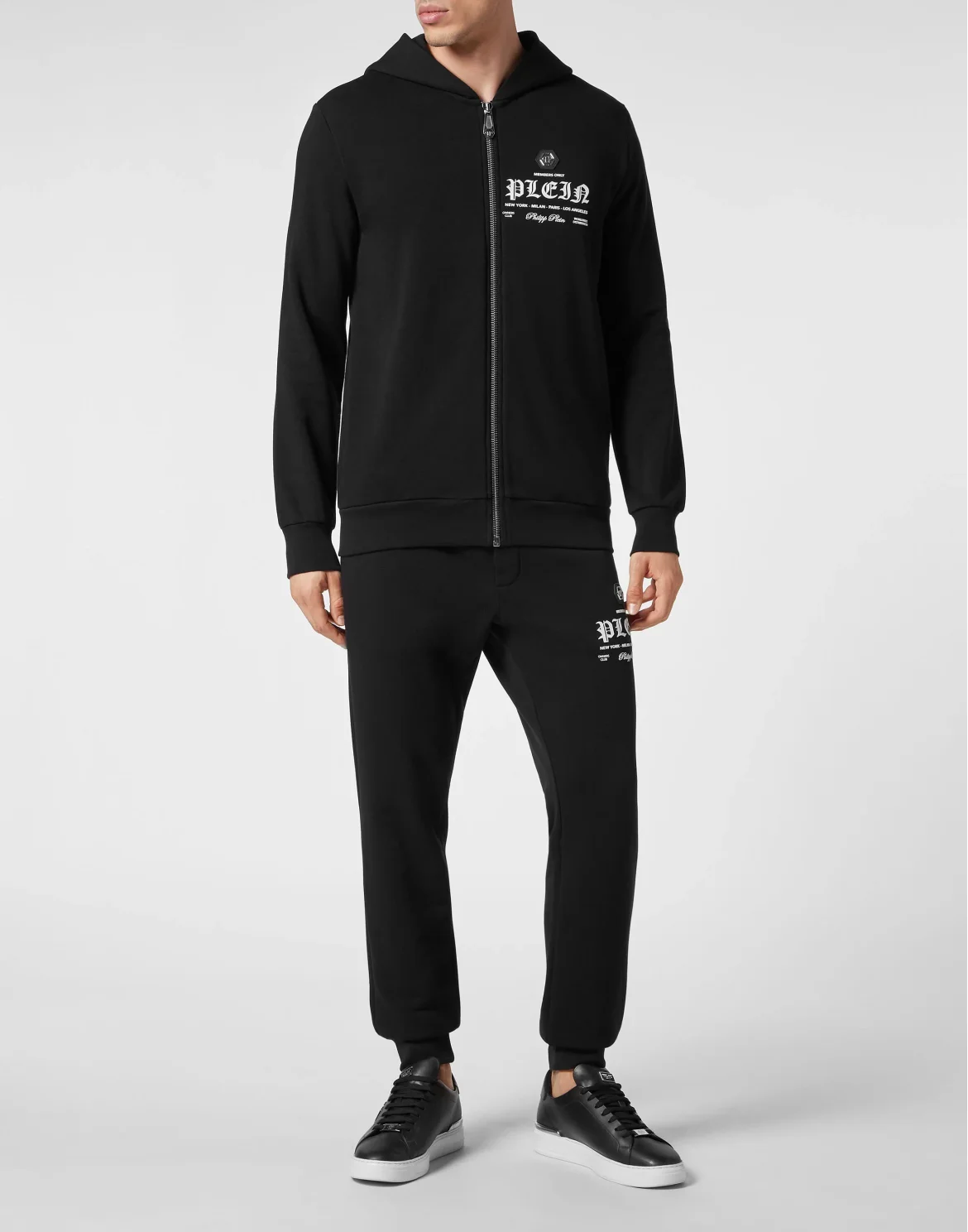 Hoodie Sweatjacket Gothic Plein, цвет: Черный
