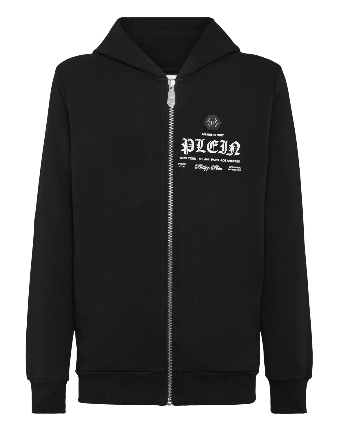 Hoodie Sweatjacket Gothic Plein, цвет: Черный