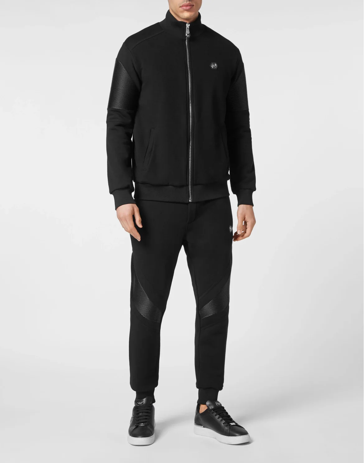 Jogging Tracksuit: Top/Trousers Constructed, цвет: Черный