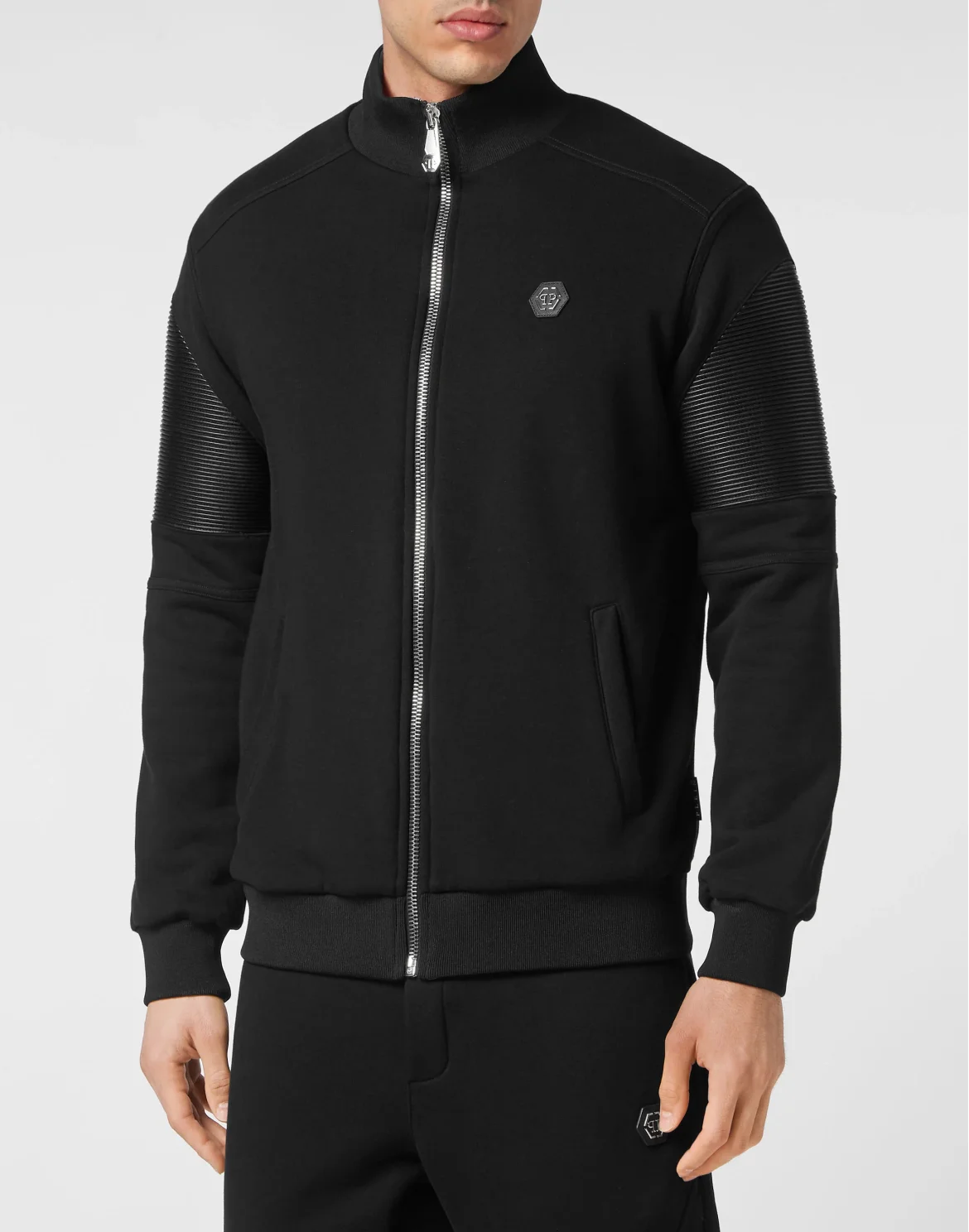 Jogging Tracksuit: Top/Trousers Constructed, цвет: Черный