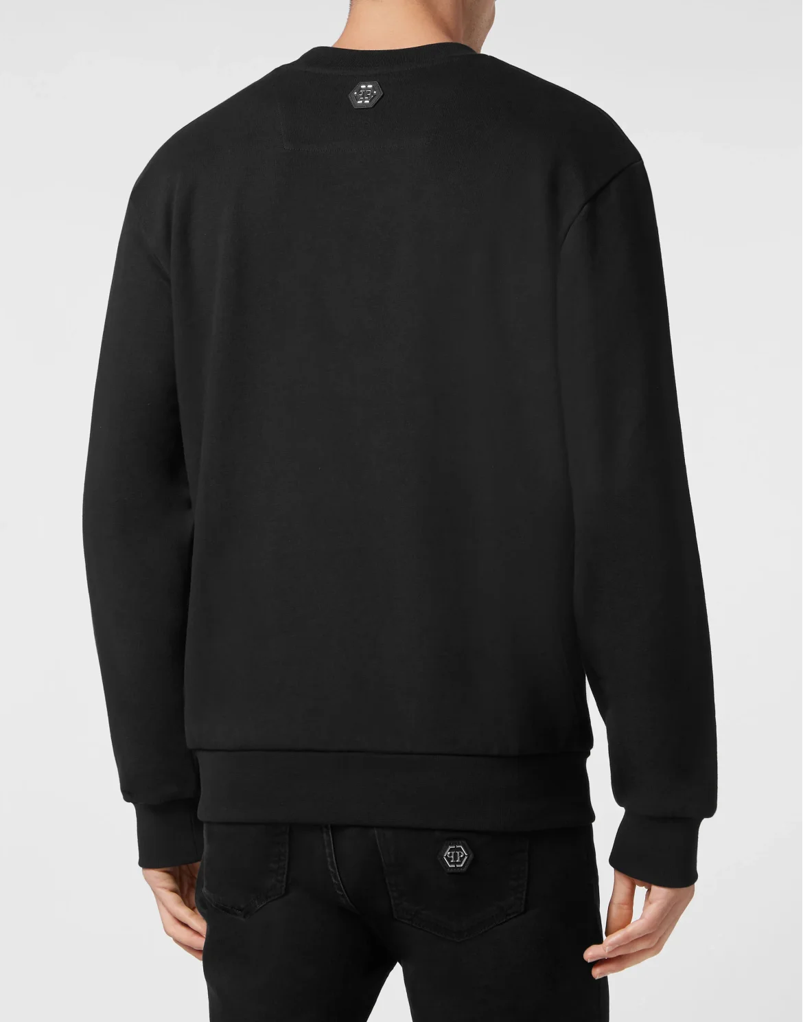 Sweatshirt Roundneck Teddy Bear, цвет: Черный