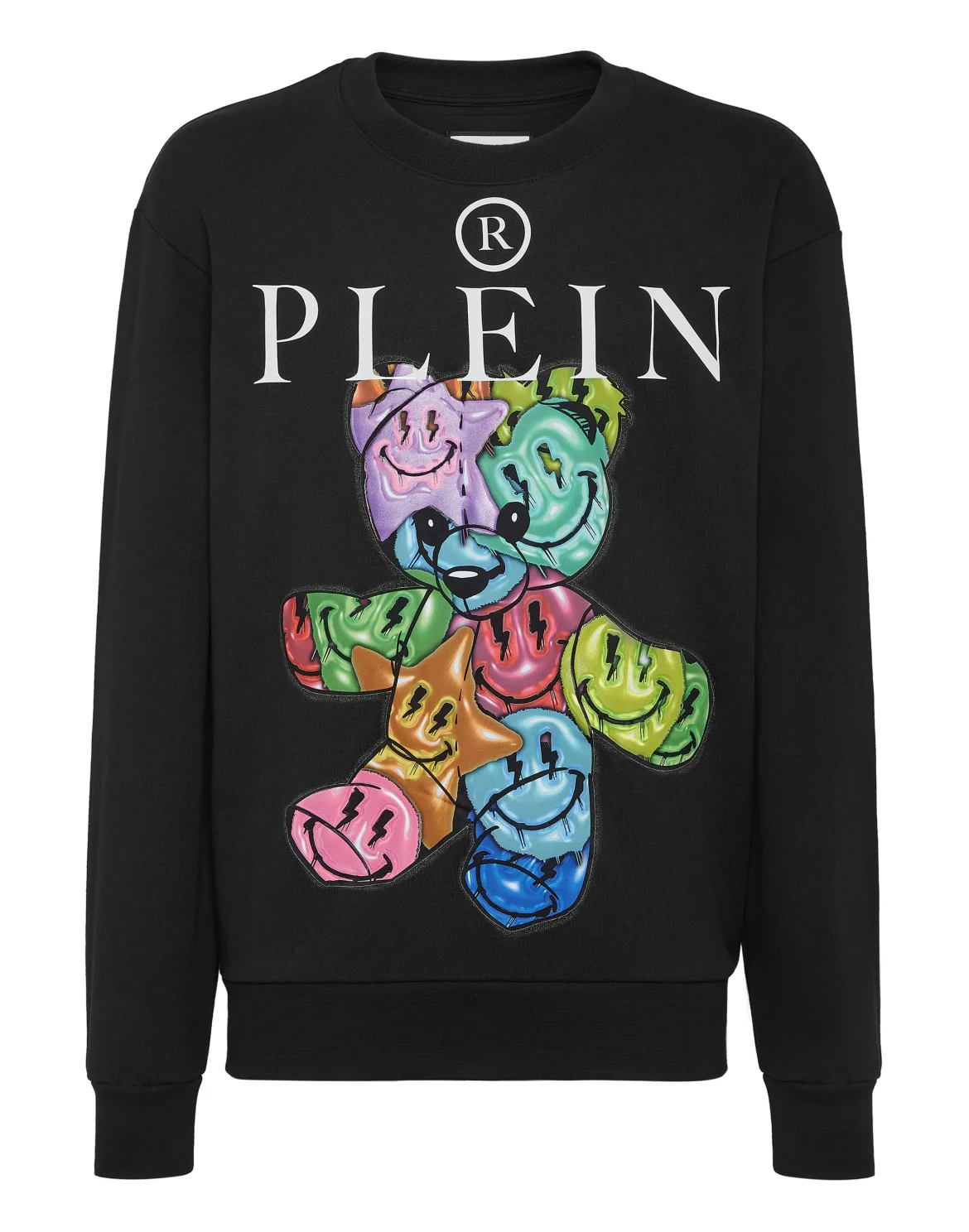 Sweatshirt Roundneck Teddy Bear, цвет: Черный