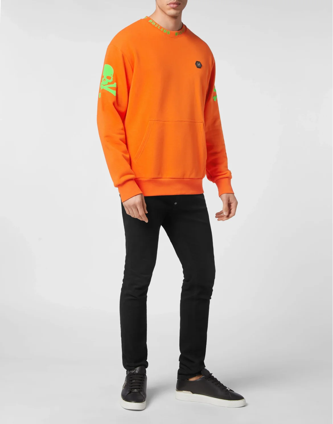 Sweatshirt LS Skull&Bones, цвет: Оранжевый