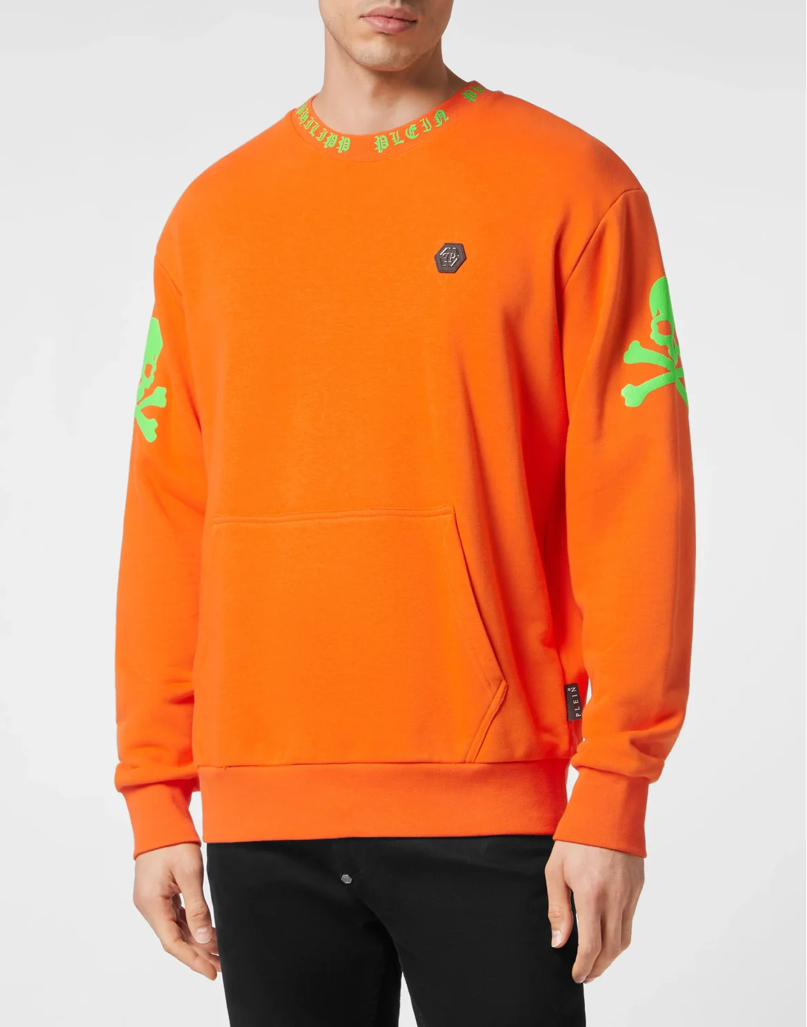 Sweatshirt LS Skull&Bones, цвет: Оранжевый