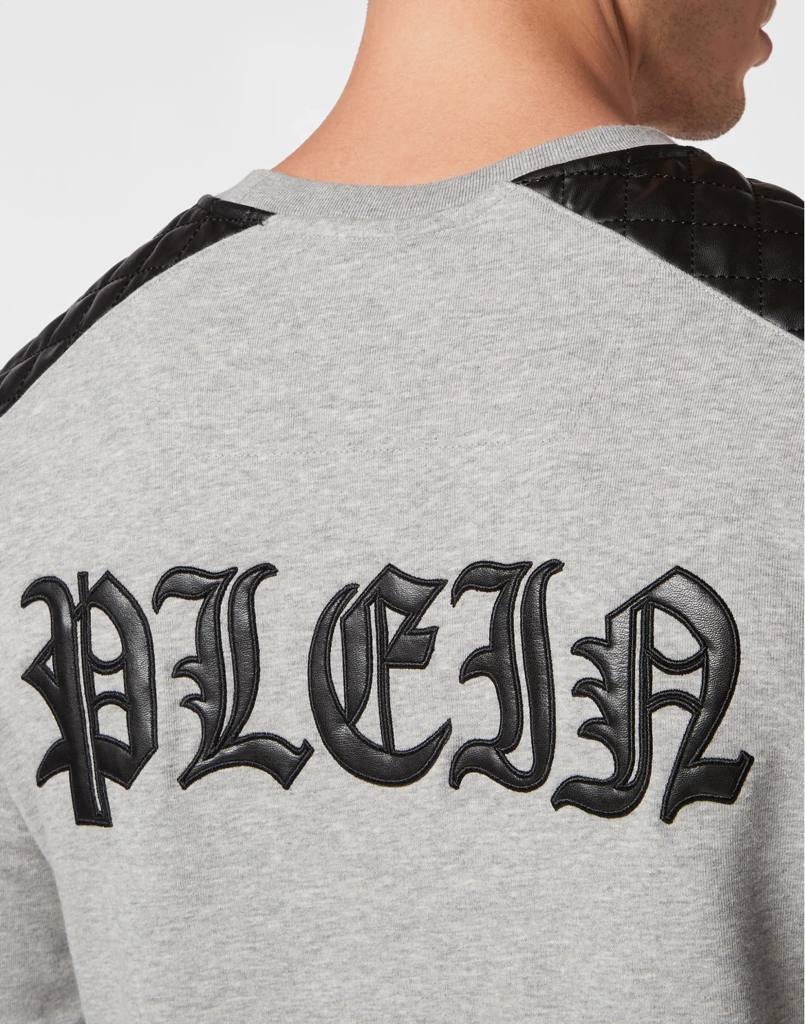 Zip Chain Sweatshirt LS Gothic Plein, цвет: Серый