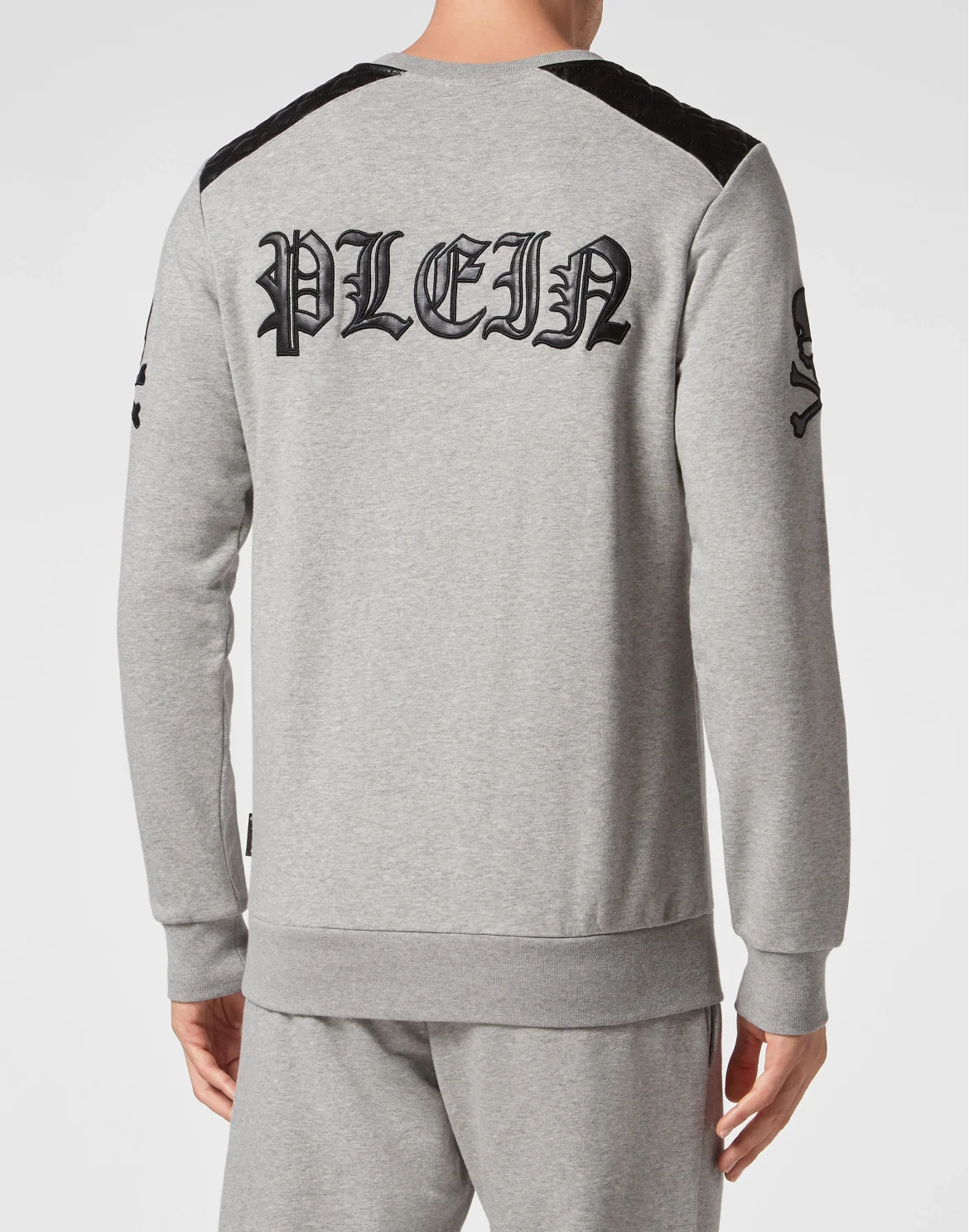Zip Chain Sweatshirt LS Gothic Plein, цвет: Серый