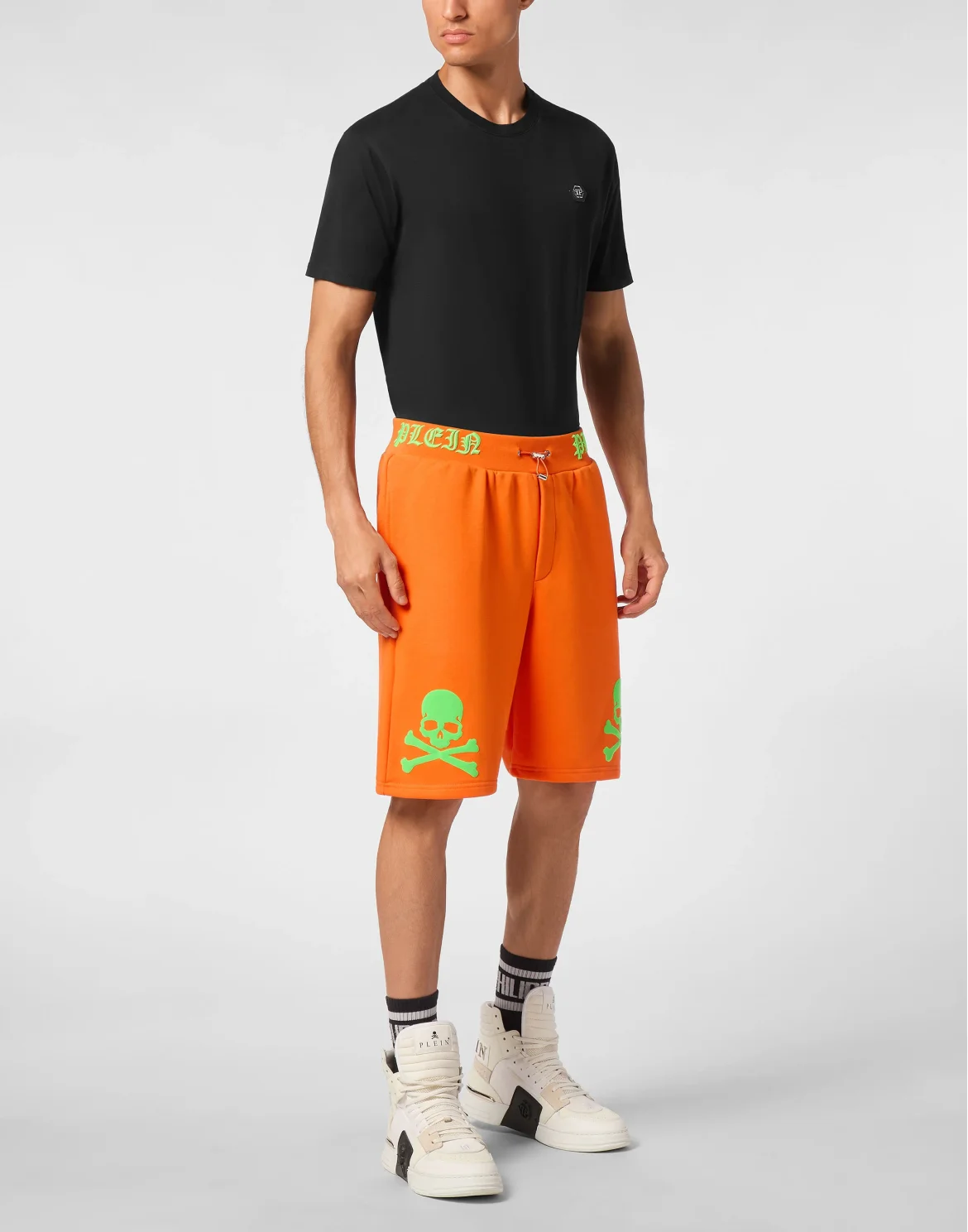 Jogging Shorts Skull&Bones, цвет: Оранжевый