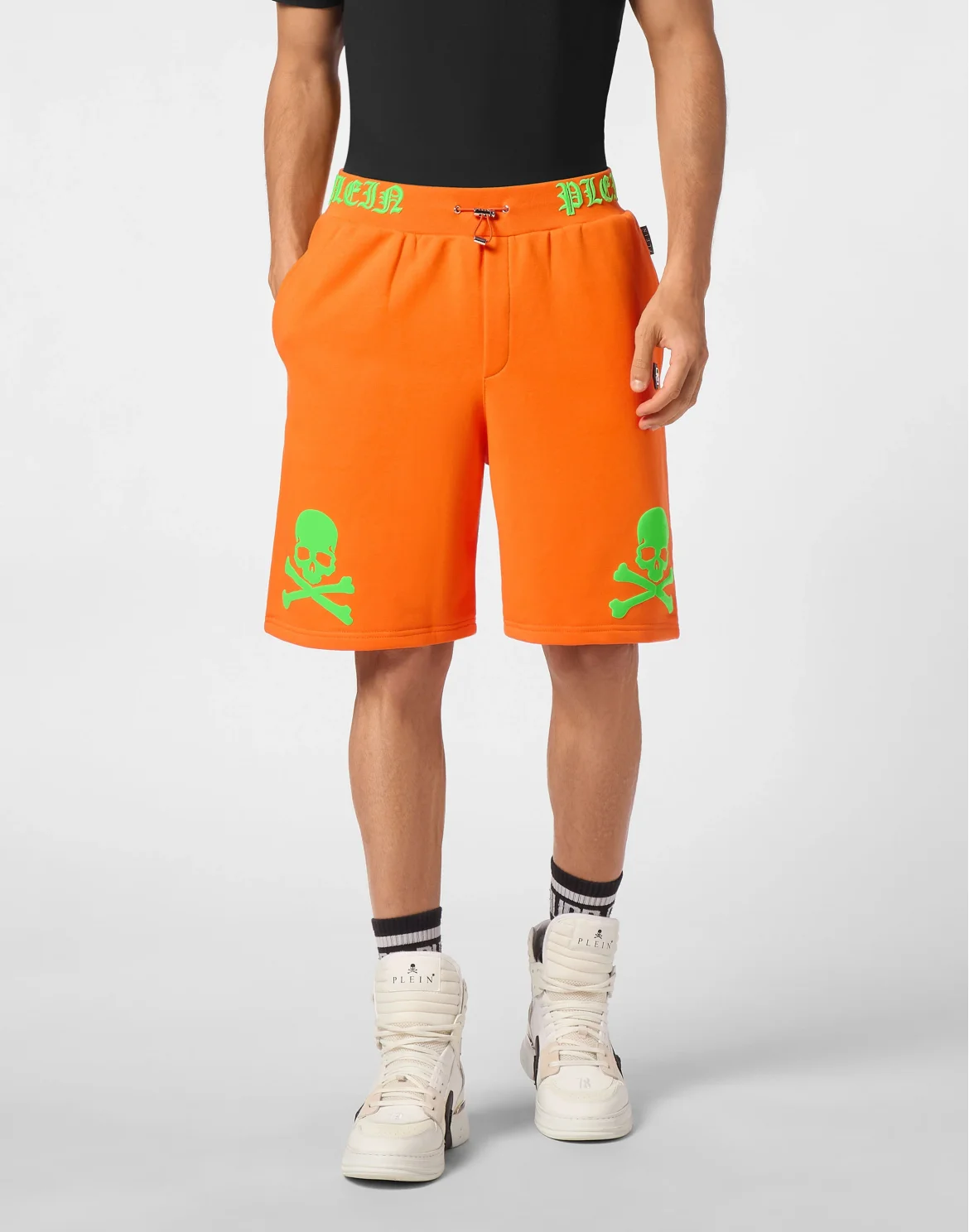 Jogging Shorts Skull&Bones, цвет: Оранжевый