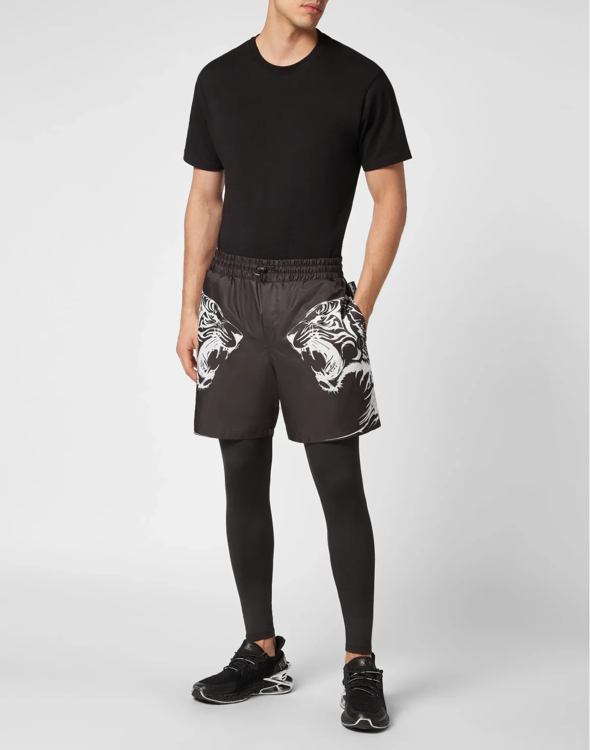 Running Pants Tiger, цвет: Черный