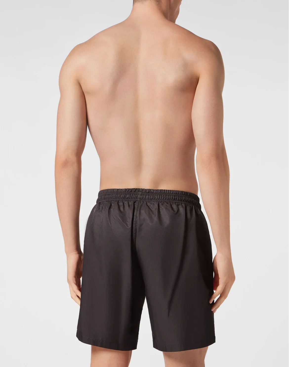 Jogging Shorts with Bulldog Print, цвет: Черный