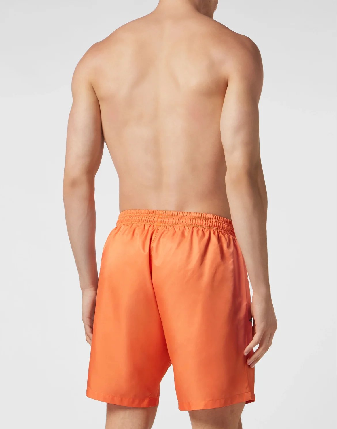 Jogging Shorts with Bulldog Print, цвет: Оранжевый