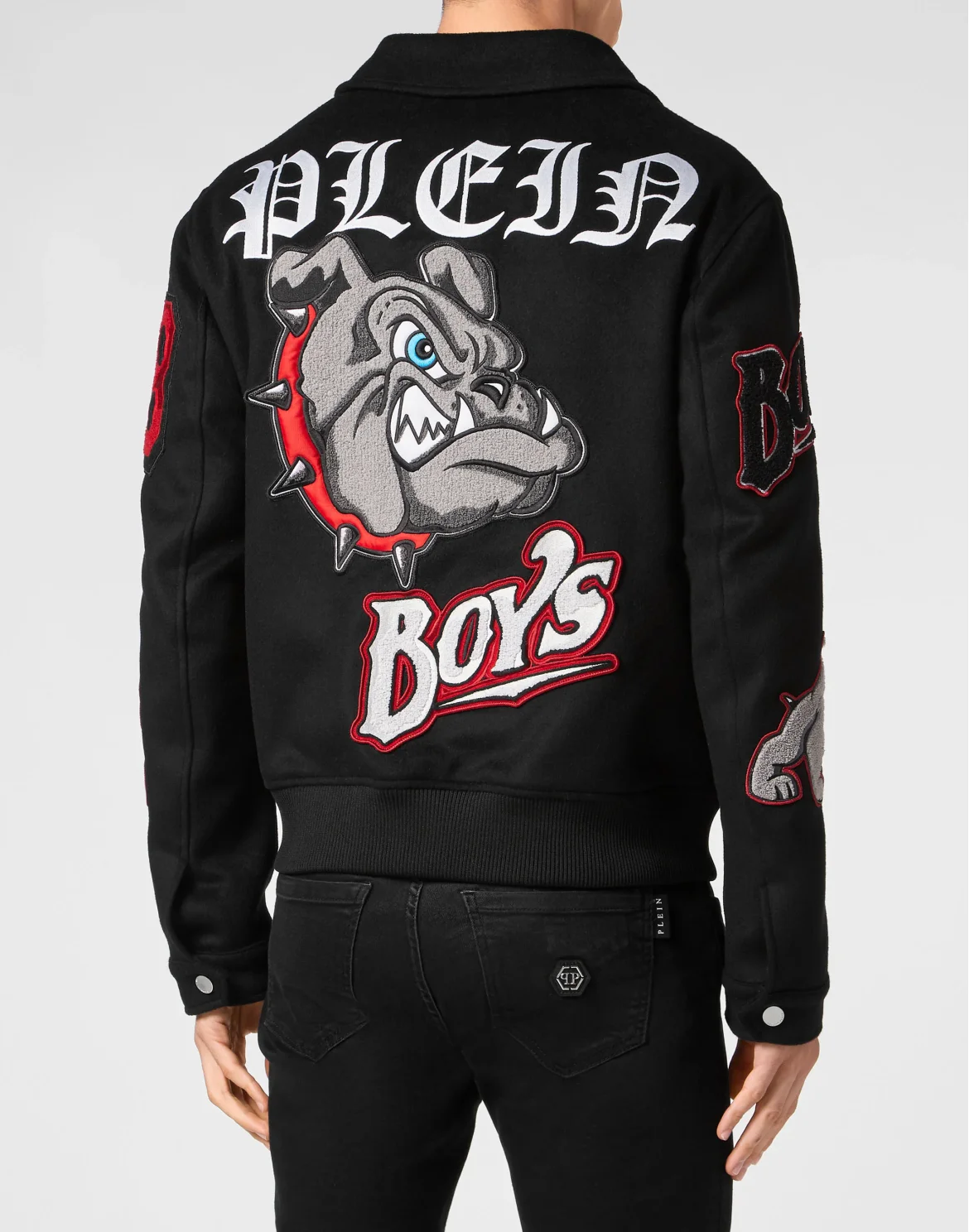 Collared Bomber, цвет: Черный