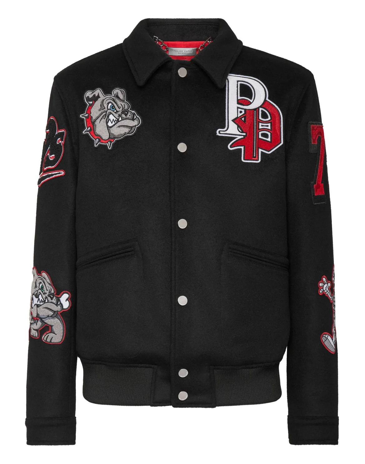 Collared Bomber, цвет: Черный