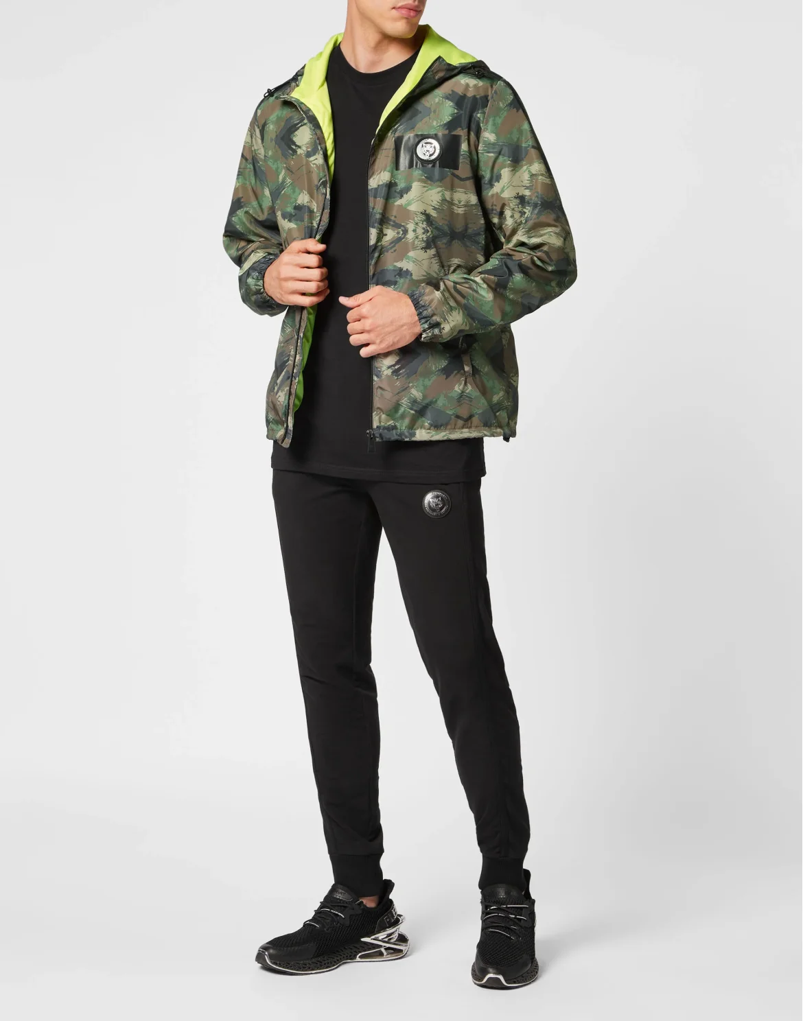 Nylon Windbreaker Camouflage, цвет: Камуфляж