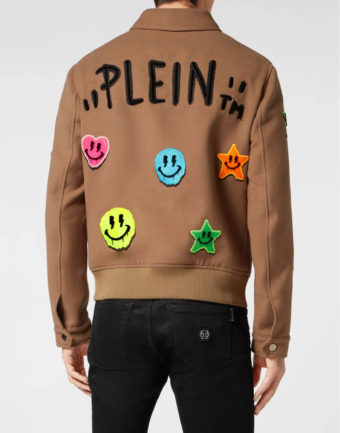 Collared Bomber Shirt, цвет: Бежевый