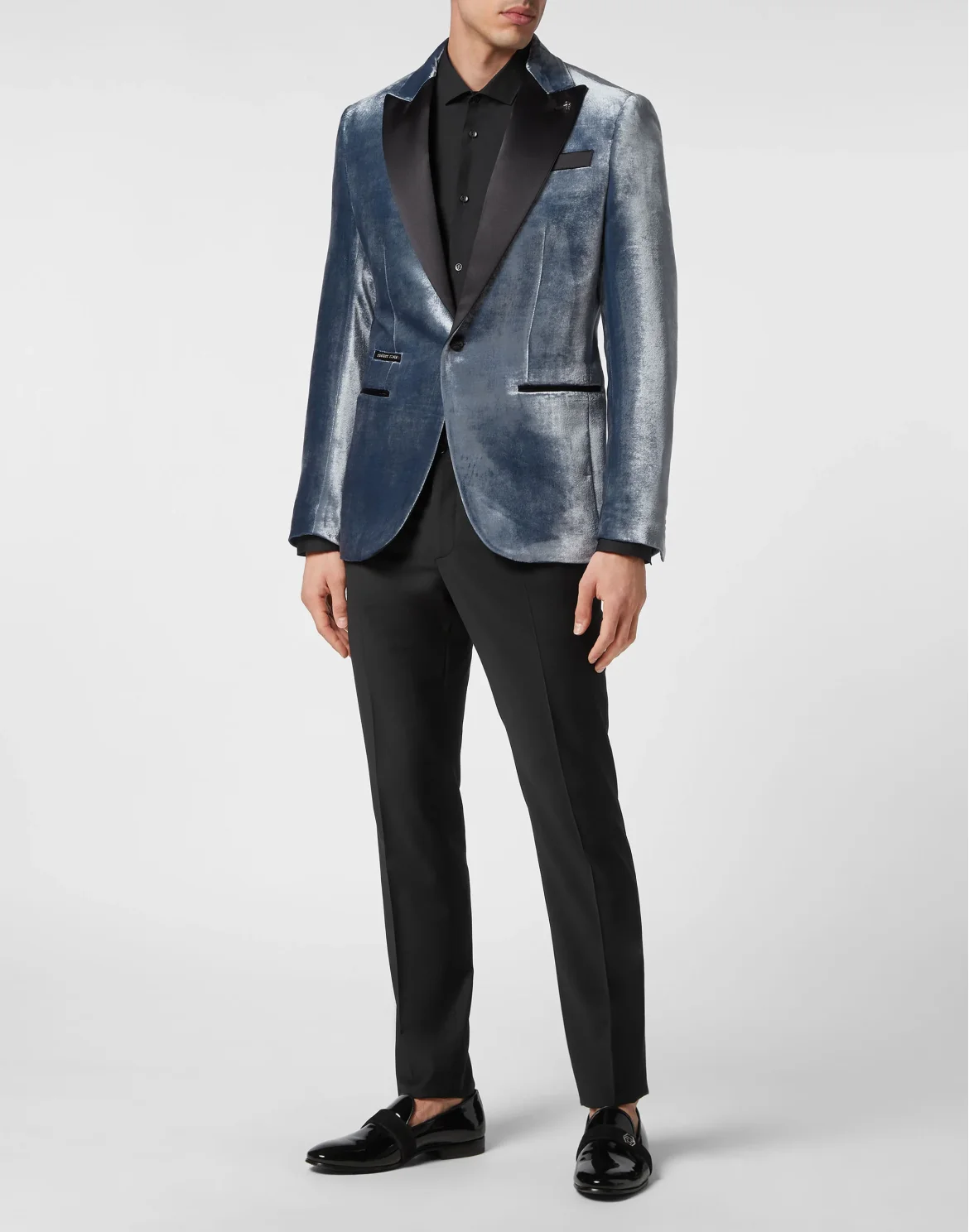Velvet Blazer Lord fit, цвет: Голубой