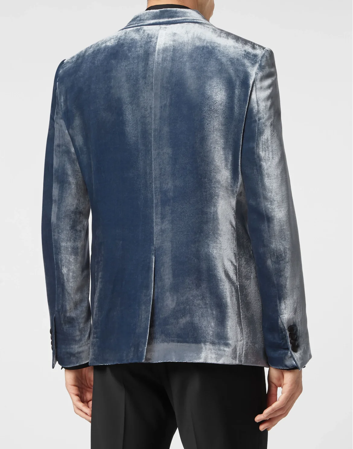 Velvet Blazer Lord fit, цвет: Голубой