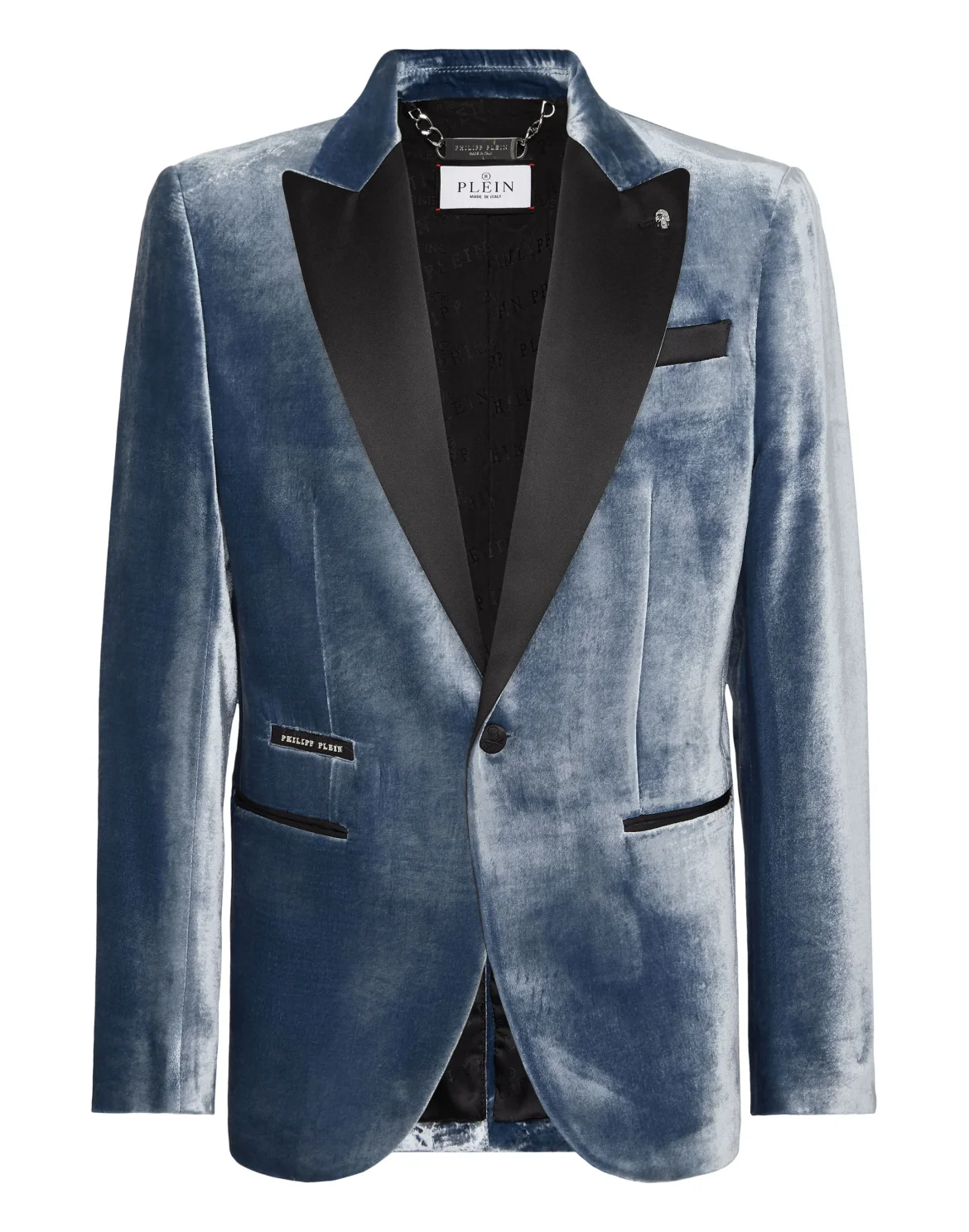 Velvet Blazer Lord fit, цвет: Голубой