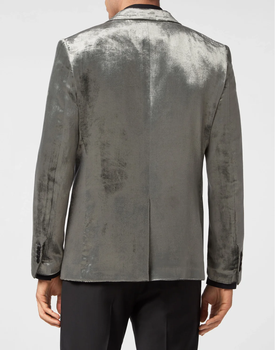 Velvet Blazer Lord fit, цвет: Серый