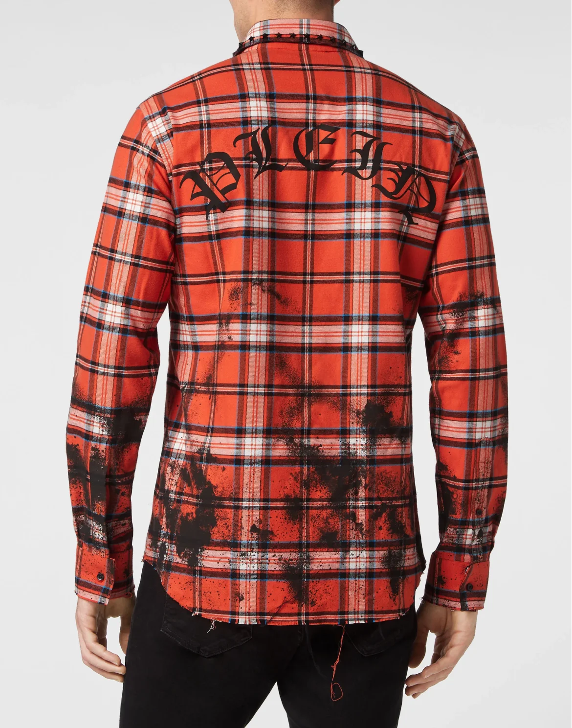 Flanella Tartan Shirt LS Gothic Plein, цвет: Оранжевый