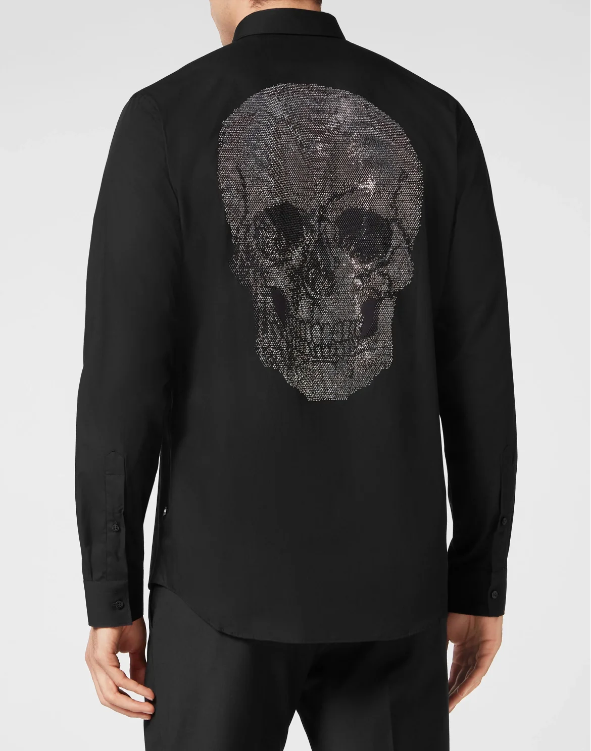 Shirt Sugar daddy Skull strass, цвет: Черный