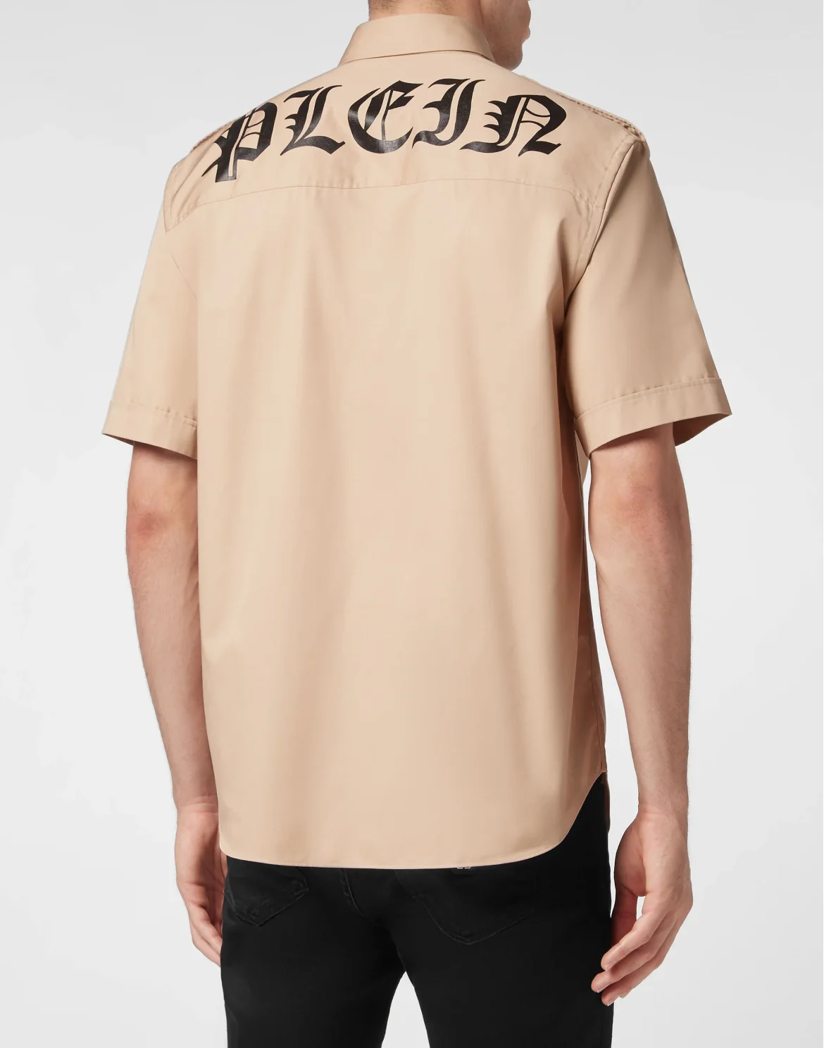 Military Shirt SS Gothic Plein, цвет: Бежевый