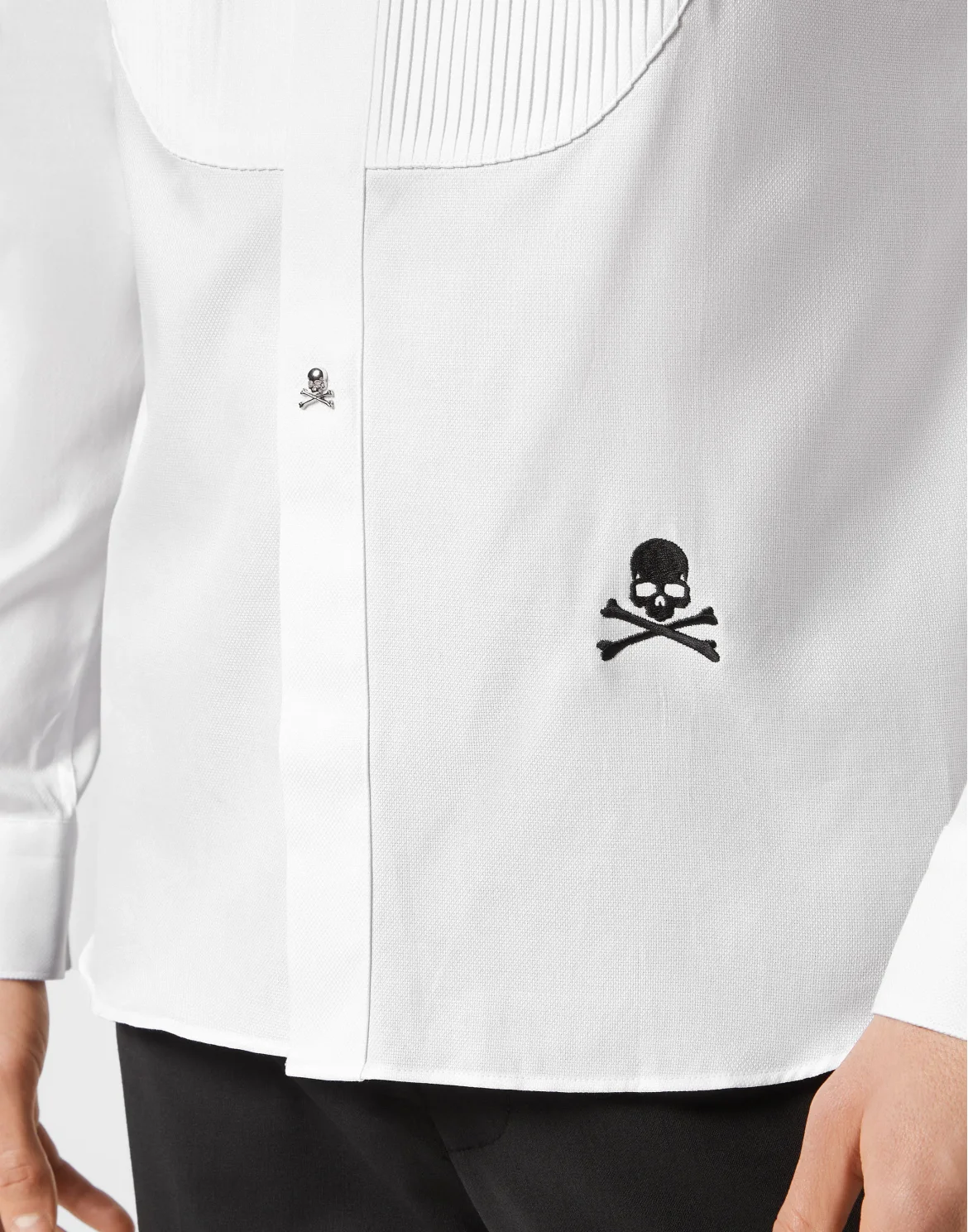Black tie Shirt, цвет: Белый