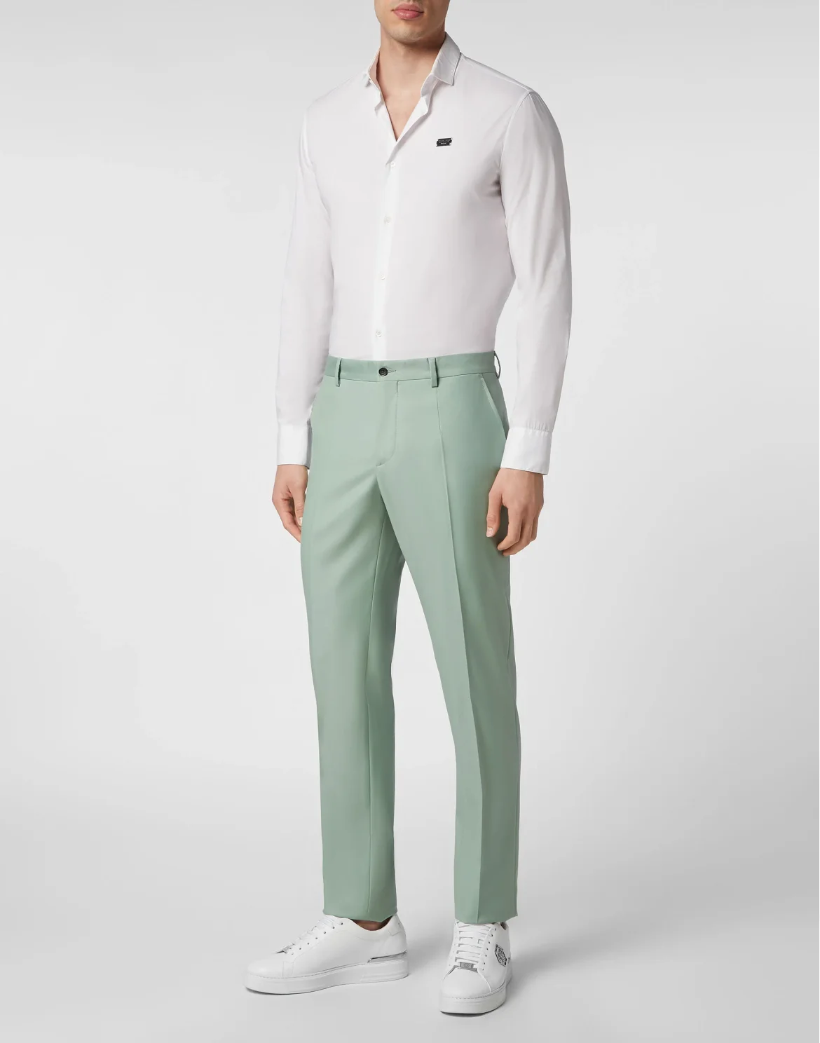 Trousers Gigolò fit, цвет: Бирюзовый