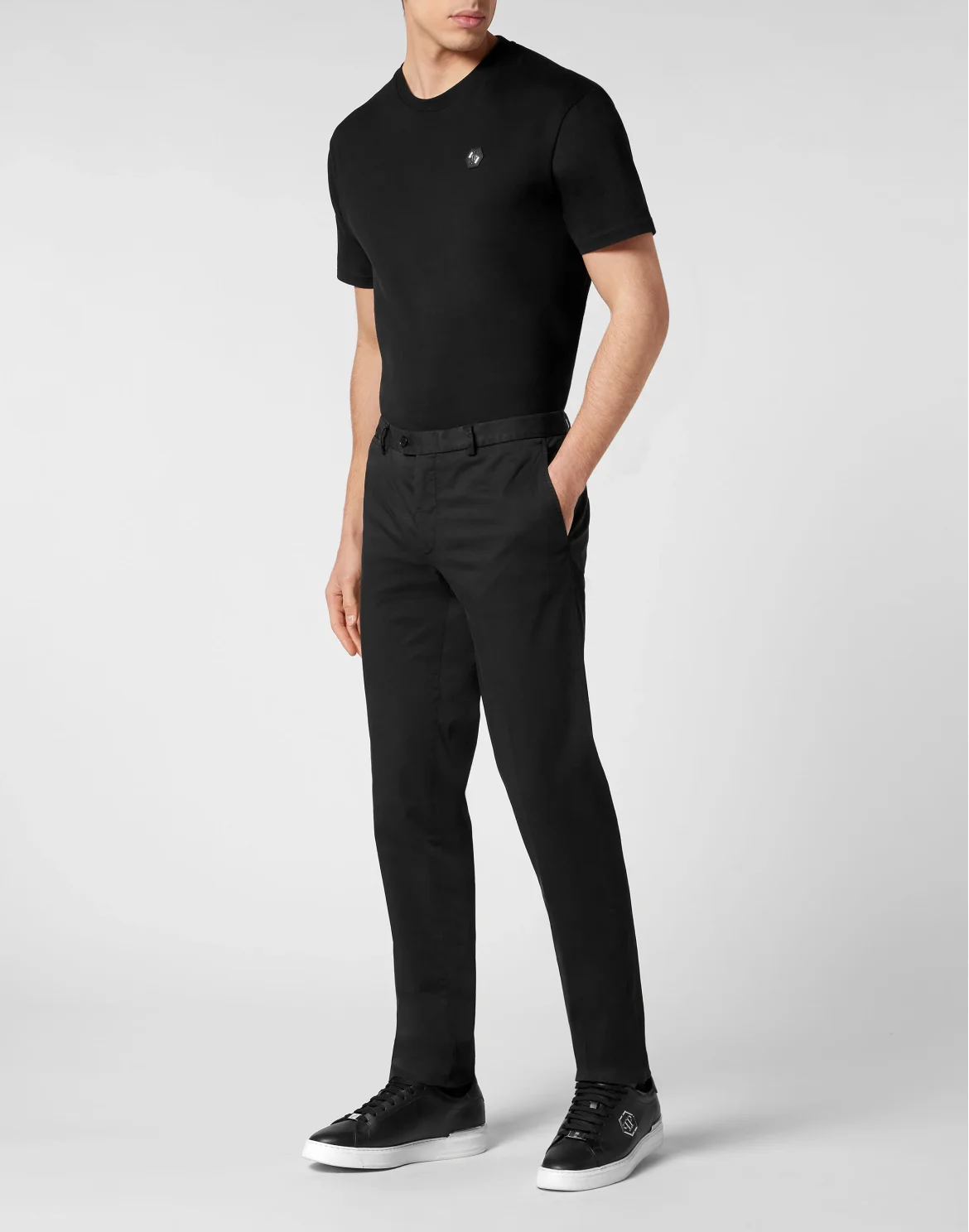 Long Trousers Chinos fit, цвет: Черный