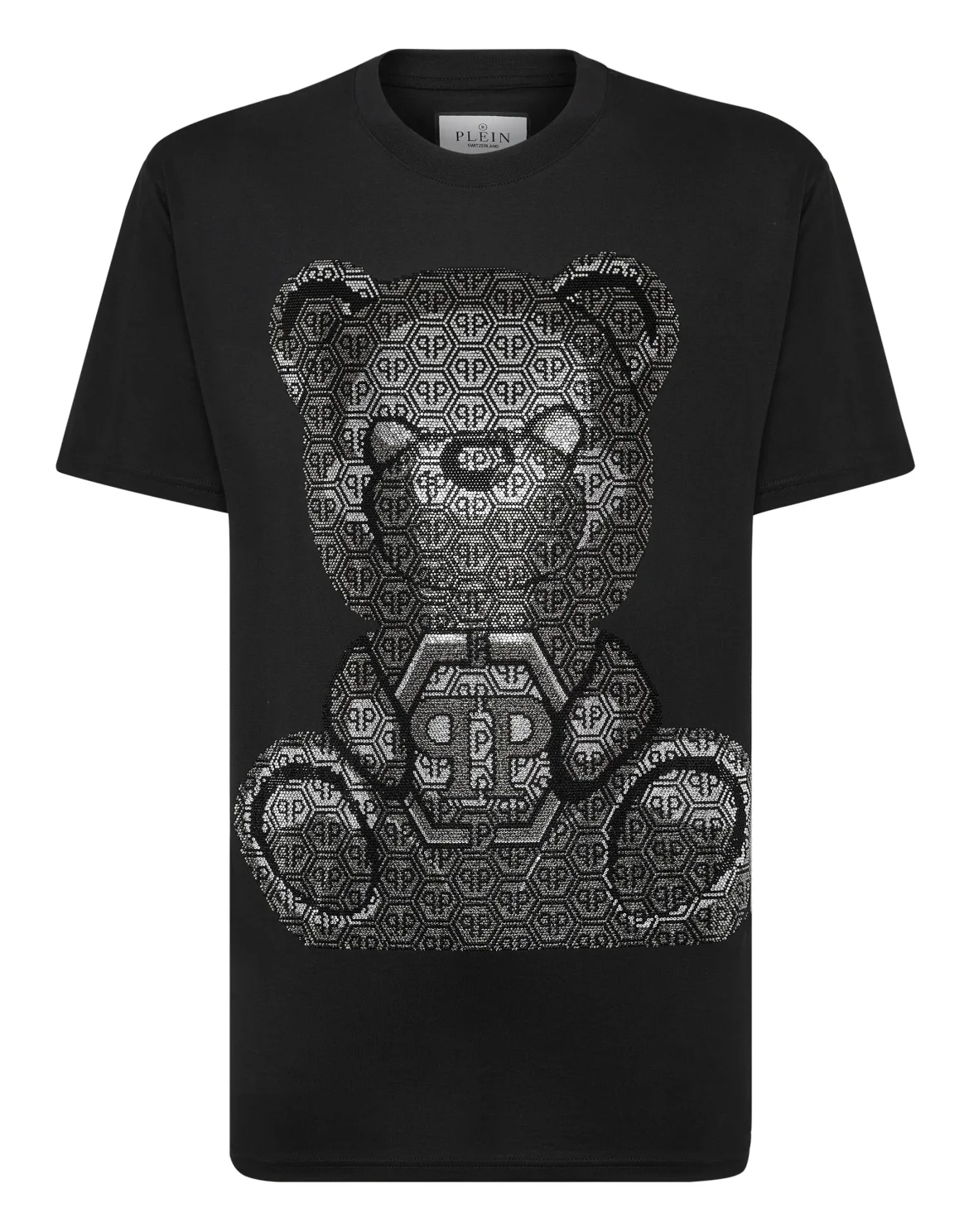 T-shirt Round Neck SS 3D Teddy, цвет: Черный
