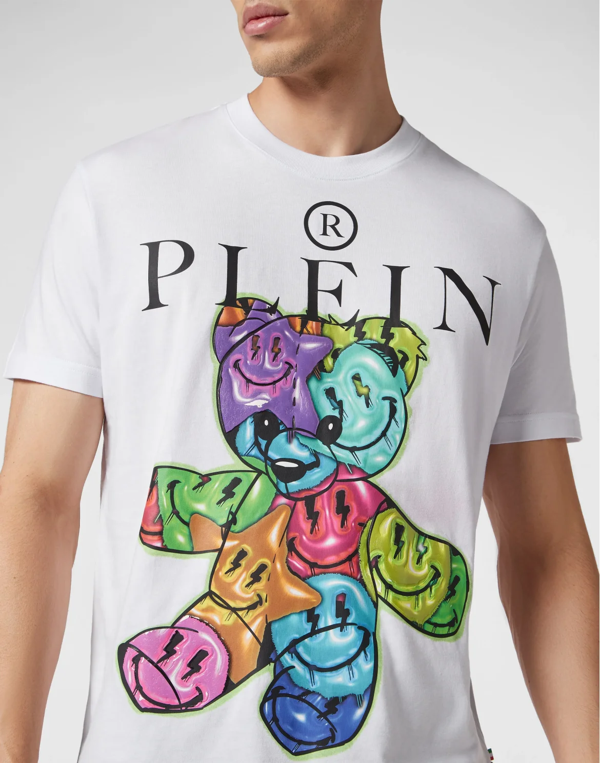 T-shirt Round Neck SS Smile, цвет: Белый