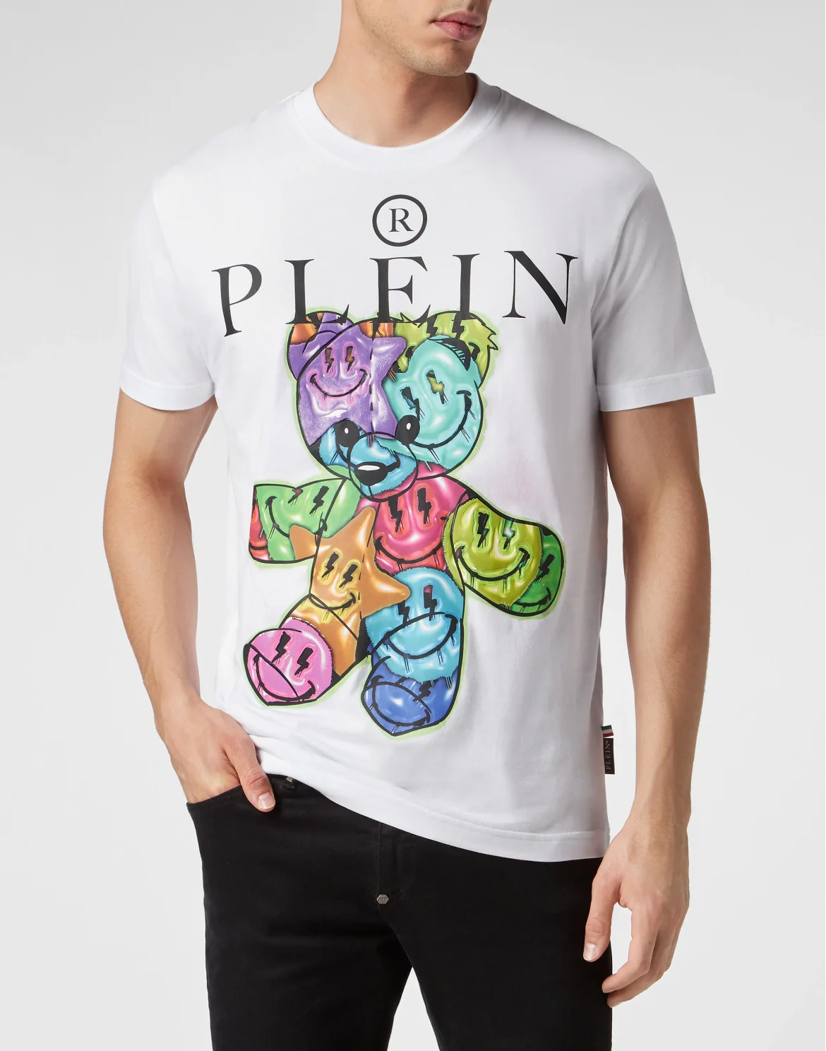 T-shirt Round Neck SS Smile, цвет: Белый