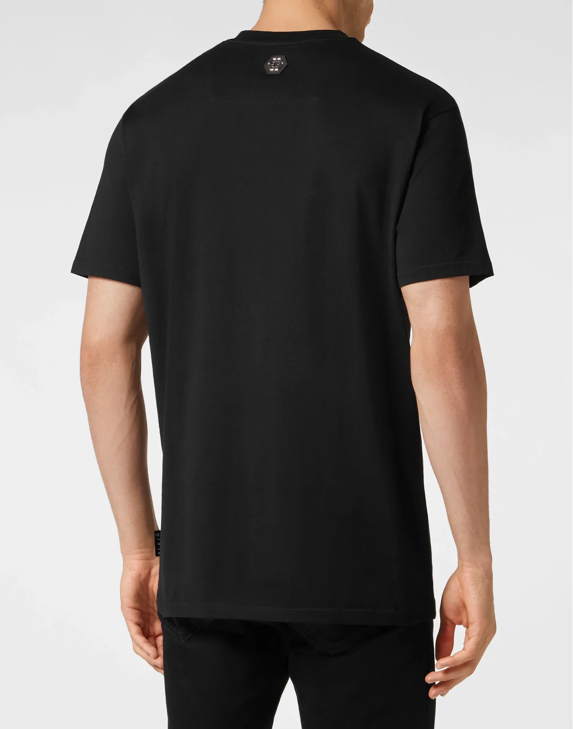 T-shirt Round Neck SS Smile, цвет: Черный
