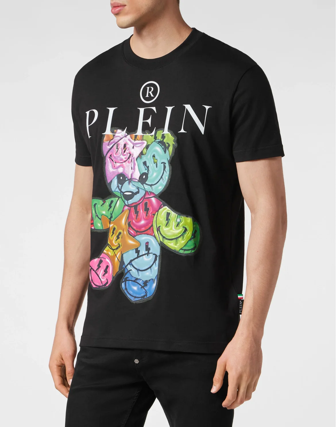 T-shirt Round Neck SS Smile, цвет: Черный