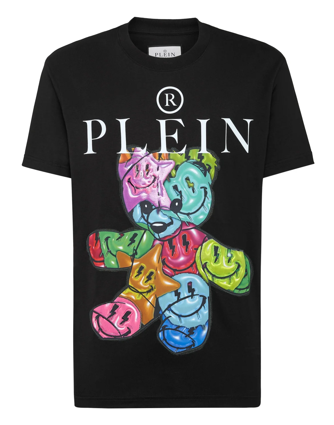 T-shirt Round Neck SS Smile, цвет: Черный