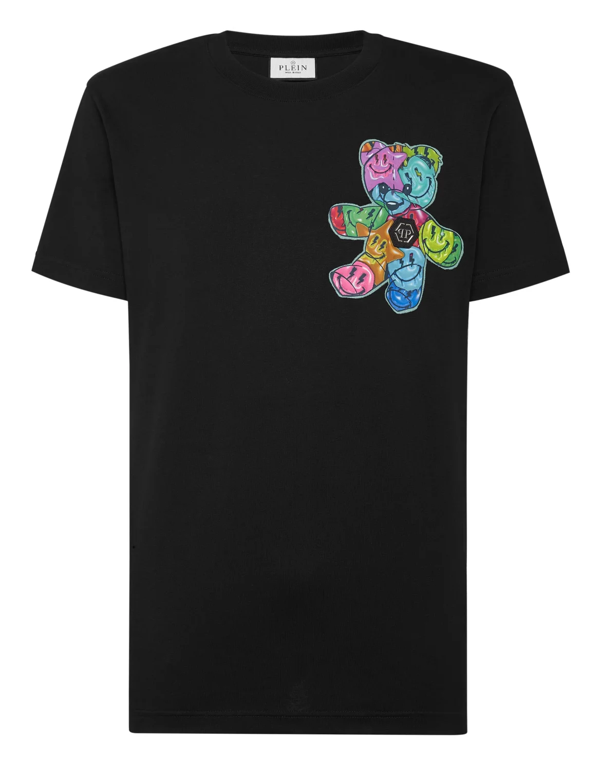 T-shirt Round Neck SS Smile, цвет: Черный